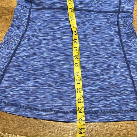Lululemon Blue & Purple Heathered Support Tank - Picture 7 of 8
